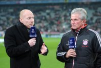 Fussball CHL  Saison 2011/2012: Matthias Sammer mit Trainer Jupp Heynckes  (v. li., FC Bayern Muenchen)