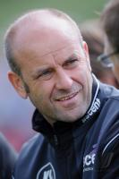 Fussball 1. Bundesliga  Karlsruher SC:  TRAINER Edmund BECKER