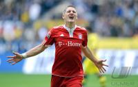 Fussball 1. Bundesliga : JUBEL Bastian Schweinsteiger (FCB)