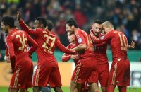 Fussball Saison 2012/2013: DFB Pokal:  FC Bayern Muenchen - 1 FC Kaiserslautern