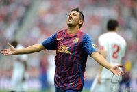 Fussball International Audi Cup 2011: David Villa (Barca)