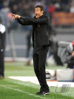 FUSSBALL SERIE A:  Trainer Luis Enrique (AS Rom)