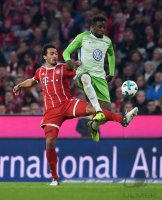 Fussball 1. Bundesliga Saison 17/18: FC Bayern Muenchen - VfL Wolfsburg