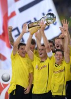 Fussball 1. Bundesliga / Supercup 13/14: Borussia Dortmund - FC Bayern Muenchen