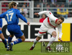 FUSSBALL 1. Bundesliga  Spielszene Stuttgart - Rostock