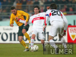 Fussball Uefa-Cup: VfB Stuttgart - Celtic Glasgow, Hildebrand enttaeuscht