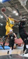 Basketball 1. Bundesliga 2012/2013:  Walter Tigers Tuebingen -Artland Dragons
