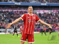 Fussball 1. Bundesliga Saison 17/18: FC Bayern Muenchen - 1. FSV Mainz 05