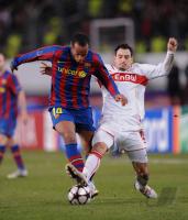 FUSSBALL  International CHL 09/10 :  VfB Stuttgart -  FC Barcelona