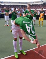 Fussball 1. Bundesliga  Saison  2012/2013:  1. FC Nuernberg - SV Werder Bremen
