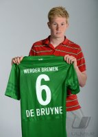 Fussball 1. Bundesliga, Saison 2012/2013, Werder Bremen: Kevin de Bruyne exklusiven Pressefoto ULMER Fotoshooting