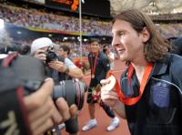 FUSSBALL  Olympia 2008  Peking  Finale Nigeria - Argentinien