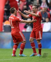 Fussball 1. Bundesliga  Saison  2012/2013:  JUBEL FC Bayern Muenchen