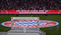 Fussball 1. Bundesliga 24/25: FC Bayern Muenchen feiert die 34. Deutschen Meisterschaft