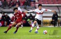 Fussball 1. Bundesliga Saison 21/22: VfB Stuttgart - FC Bayern Muenchen