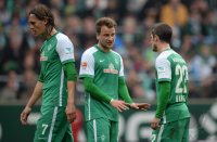 Fussball, 1. Bundesliga  Saison 2014/2015: SV Werder Bremen - Borussia Moenchengladbach