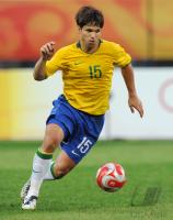 FUSSBALL  Olympia 2008   Viertelfinale  Maenner   Brasilien - Kamerun