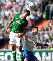 Fussball, 1. Bundesliga  Saison 2013/2014: SV Werder Bremen - 1899 Hoffenhein