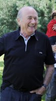Fussball  International: FIFA Praesident Joseph S. Blatter (Schweiz)