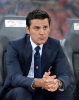 Fussball Europa League Saison 2013/2014: Trainer Vincenzo Montella (AC Florenz)