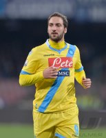 FUSSBALL Coppa Italia  2013/2014: Gonzalo Higuain (SSC Neapel)