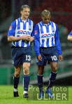 Fussball 1. Bundesliga: Bremen - Berlin, Bobic u. Marcelinho enttaeuscht
