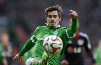 Fussball, 1. Bundesliga  Saison 2014/2015: Werder Bremen - Bayer 04 Leverkusen