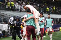FUSSBALL CHAMPIONS LEAGUE SAISON 24/25
Viertelfinal Rueckspiel, Inter Mailand - FC Bayern Muenchen