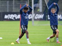 Fussball Training Deutsche Nationalmannschaft in Stuttgart: Karim-David Adeyemi (Deutschland)