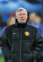 Fussball CHL  Saison 2011/2012: Enttaeuschung Trainer Sir  Alex  Ferguson  (Manchester United FC)