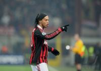 FUSSBALL  International CHL 09/10 : JUBEL RONALDINHO (AC Mailand )
