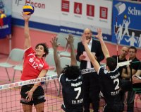 Volleyball  1. Bundesliga  14/15:  TV Rottenburg - TV Ingersoll Buehl