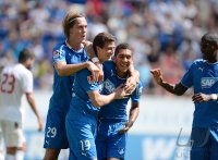 FUSSBALL 1. Bundesliga 2013/2014: JUBEL TSG 1899 Hoffenheim