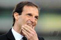 FUSSBALL SERIE A:  Trainer Massimilliano Allegri (AC Mailand)