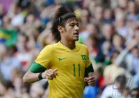 FUSSBALL Olympia 2012 Maenner: NEYMAR (Brasilien)