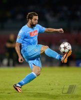 FUSSBALL  CHL  Saison 2013/2014: Gonzalo Higuain (SSC Neapel)