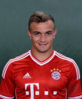 Fussball 1. Bundesliga 2013/2014:  Fototermin beim  FC Bayern Muenchen
