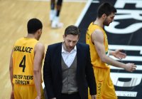 Basketball 1. Bundesliga 14/15 Hauptrunde:  Walter Tigers Tuebingen - EWE Baskets Oldenburg