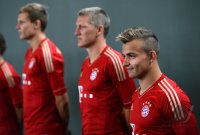Fussball 1. Bundesliga 2012/2013:  Fototermin beim  FC Bayern Muenchen