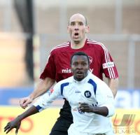 Fussball 1. Bundesliga:  Koller Karlsruher SC  -  1. FC Nuernberg