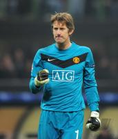 FUSSBALL  International CHL 09/10 : Edwin van der Sar  (Manu)