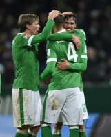 Fussball, 1. Bundesliga  Saison 2014/2015: SV Werder Bremen - Borussia Dortmund