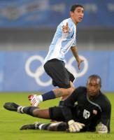 FUSSBALL  Olympia 2008  Peking  Viertelfinale Argentinien - Niederlande