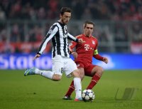FUSSBALL INTERNATIONAL CHL VIERTELFINALE 12/13: FC Bayern Muenchen - Juventus Turin