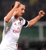 FUSSBALL SERIE A:  Zlatan Ibrahimovic (AC Mailand)