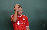 Fussball 1. Bundesliga 2013/2014:  Fototermin beim  FC Bayern Muenchen
