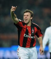 FUSSBALL SERIE A:   Antonio  Cassano (AC Mailand) (AC Mailand ( AC Mailand)