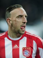 Fussball CHL  Saison 2010/2011:  Franck Ribery (FC Bayern Muenchen)