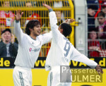 Fussball 1. Bundesliga: Lautern - Bayern, Jubel Satnta Cruz