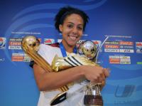 Fussball Frauen FIFA U 20  WM  2008   Finale  LEROUX (USA)